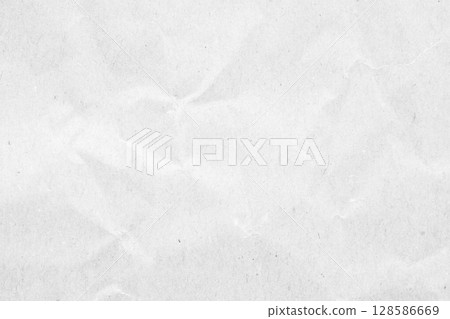 Abstract white crumpled and creased recycle paper texture background Abstract white crumpled and creased recycle paper texture background 128586669