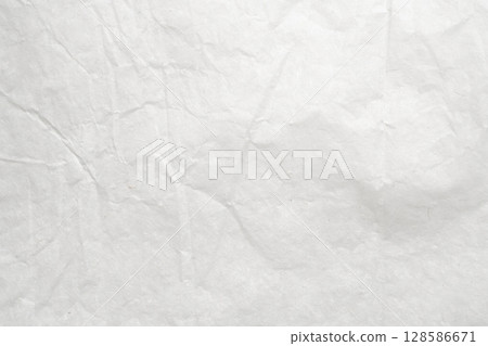 Abstract white crumpled and creased recycle paper texture background Abstract white crumpled and creased recycle paper texture background 128586671