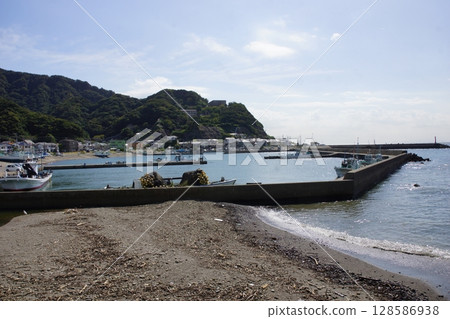 Scenery of Hamakanaya Port Scenery of Hamakanaya Port 128586938