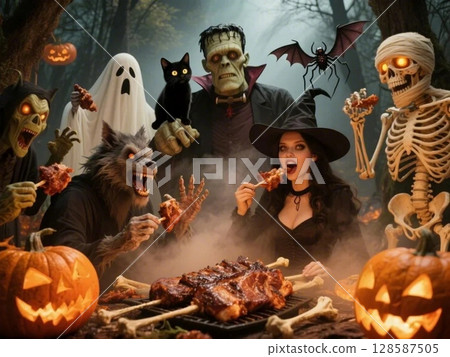 Halloween Yakiniku Halloween Yakiniku 128587505