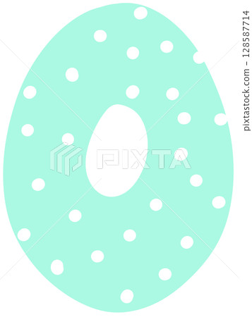 Blue number zero to nine in white dot Blue number zero to nine in white dot 128587714