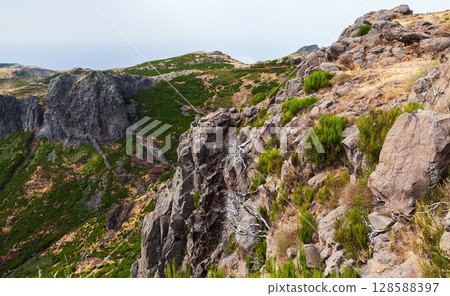 A breathtaking view of Pico do Arieiro, Madeira Island, Portugal. 128588397