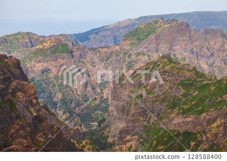Pico do Arieiro, Madeira Island, Portugal. Mountainous landscape 128588400
