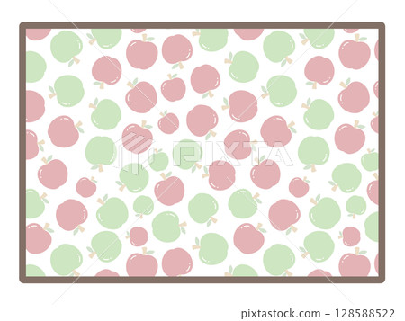 Apple square frame Apple square frame 128588522