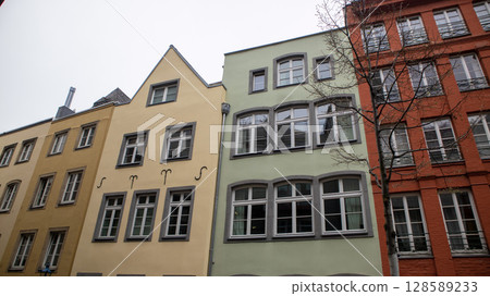 old building in the city old building in the city 128589233