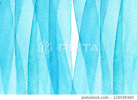 Beautiful overlapping waves of watercolor background material Beautiful overlapping waves of watercolor background material 128589360