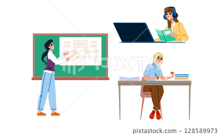 leader teacher woman vector leader teacher woman vector 128589973