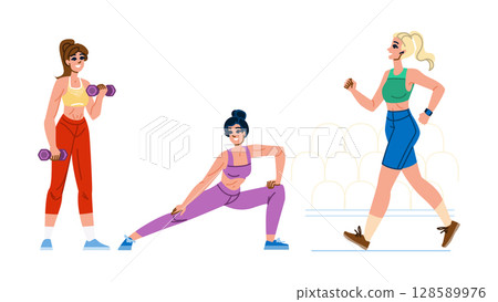 champion sportswoman vector 128589976