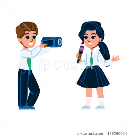 journalism media studies school education vector 128590014