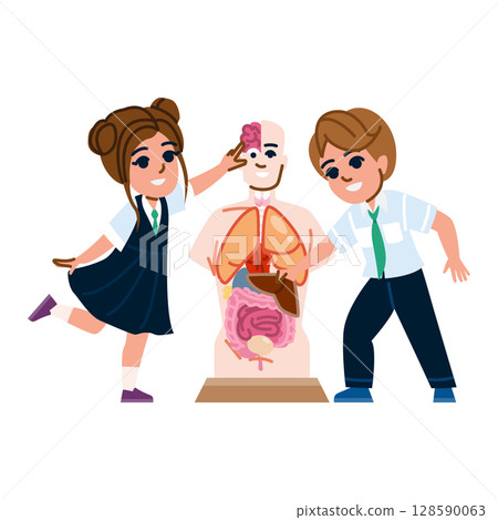 fitness health education school vector 128590063