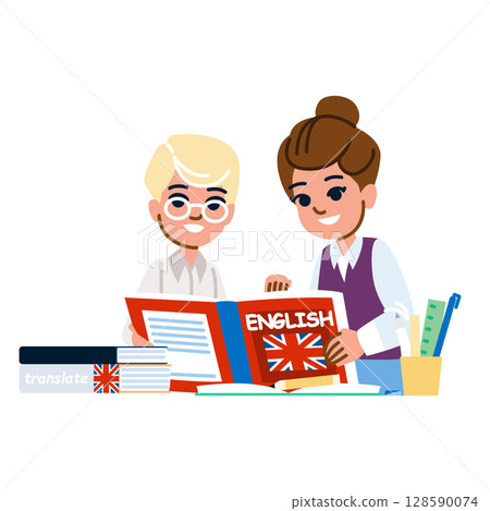 literacy english school education vector 128590074