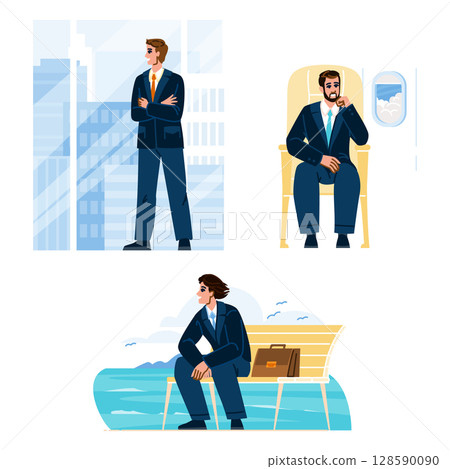 innovator businessman dreamer vector 128590090