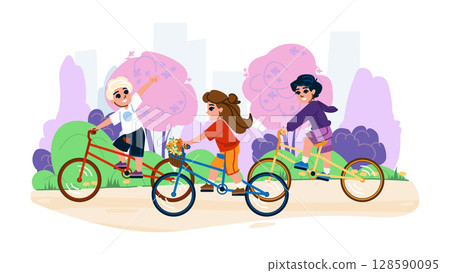helmet biking hobby kid vector 128590095