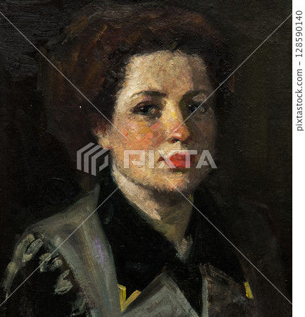 oil painting, portrait, handmade drawing oil painting, portrait, handmade drawing 128590140