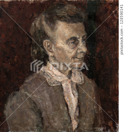 oil painting, portrait, handmade drawing oil painting, portrait, handmade drawing 128590141