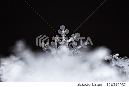 snowflake, little snowflake on the snow snowflake, little snowflake on the snow 128590982