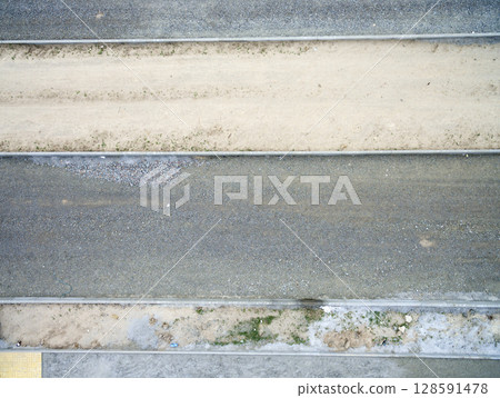 asphalt road, view from above asphalt road, view from above 128591478