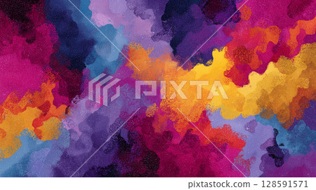 Abstract colorful paint 128591571