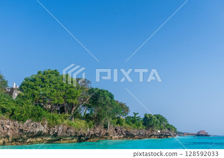 The coast of northern Zanzibar The coast of northern Zanzibar 128592033