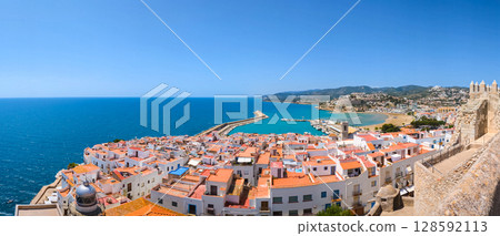 Scenic View of Peniscola, Spain Scenic View of Peniscola, Spain 128592113