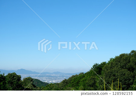 Nara City, Nara Prefecture_View from Takamine Service Area (downbound) 1_September 2024 Nara City, Nara Prefecture_View from Takamine Service Area (downbound) 1_September 2024 128592155