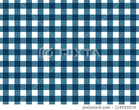 Indigo gingham check 128593079