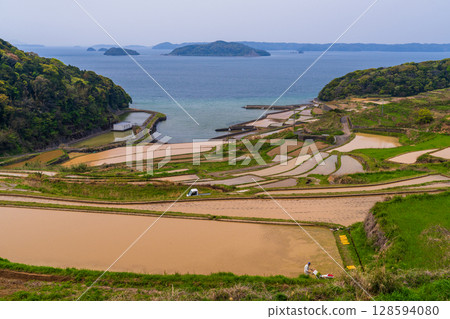Nagasaki Prefecture: Tsuchiya Rice Terraces: A Primitive Japanese Landscape 128594080