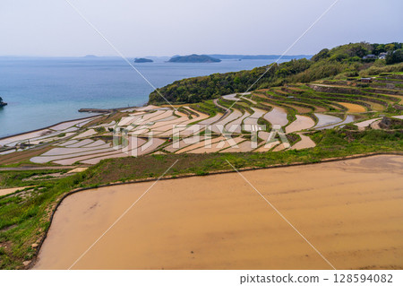 Nagasaki Prefecture: Tsuchiya Rice Terraces: A Primitive Japanese Landscape 128594082