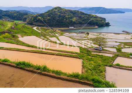 Nagasaki Prefecture: Tsuchiya Rice Terraces: A Primitive Japanese Landscape 128594109