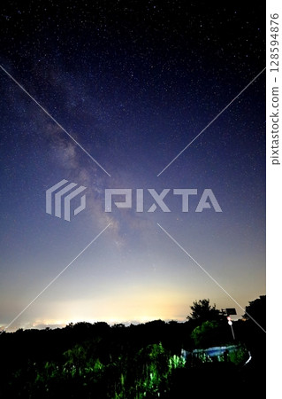 Starry sky full of Nasu plateau 128594876