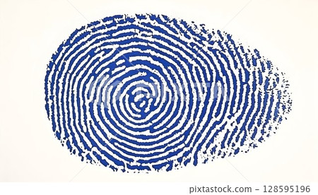 Unique identification marker, detailed fingerprint analysis illustration Unique identification marker, detailed fingerprint analysis illustration 128595196