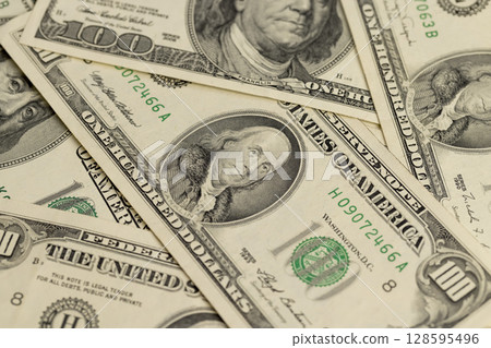 Old one hundred genuine American dollars series from 1990 to 2006 Old one hundred genuine American dollars series from 1990 to 2006 128595496