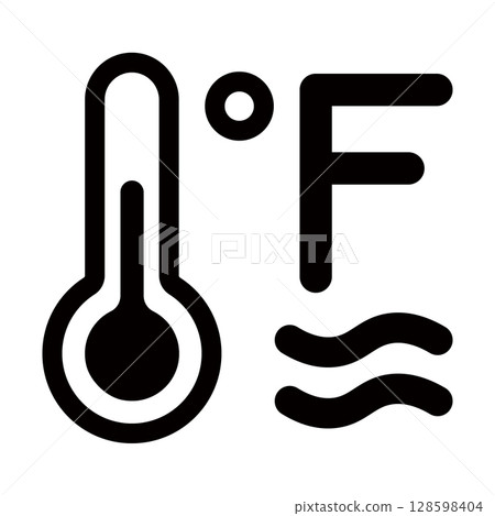 溫度計圖示（°F） 128598404
