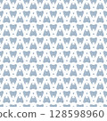 Small Teeth and Polka Dots. Cartoon Vector Concept. Handmade Background. Vector 128598960