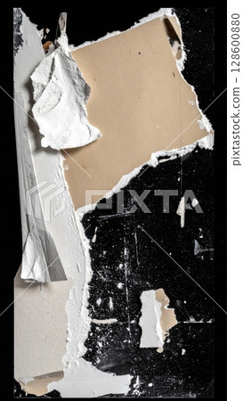 Torn Paper Texture Abstract Background 128600880