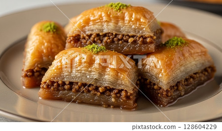 甜品 甜點 土耳其 128604229