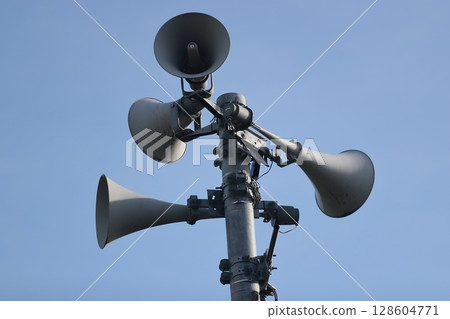 Disaster prevention administration radio image Disaster prevention administration radio image 128604771