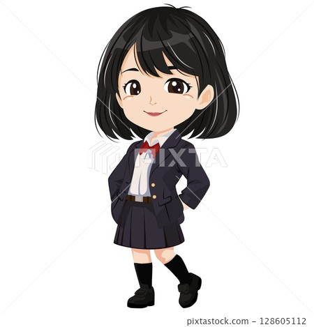 japanesse uniform school girl japanesse uniform school girl 128605112