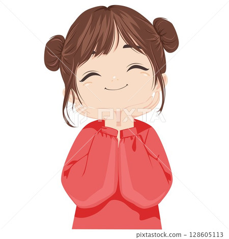 cute asian girl child cute asian girl child 128605113