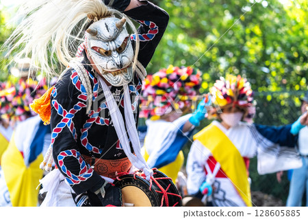 Traditional performing art of Hizen Saga: Menbukatsu 128605885