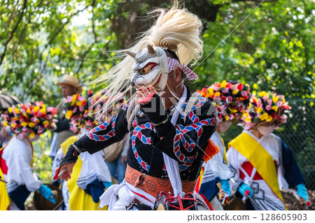 Traditional performing art of Hizen Saga: Menbukatsu 128605903