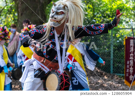 Traditional performing art of Hizen Saga: Menbukatsu 128605904