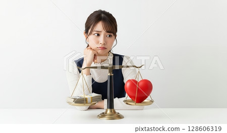 一個女人在金錢和愛情之間掙扎 一個女人在金錢和愛情之間掙扎 128606319
