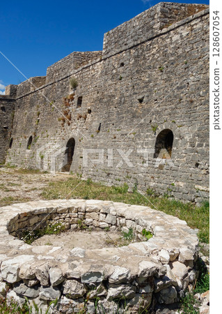 castle of Porto Palermo, near Himara city, Albanian riviera 128607054