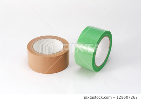 Packing tape and masking tape 128607262