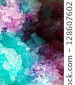 七彩漸層冰晶背景素材 128607602