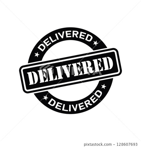 Round Black Courier Mark Icon Round Black Courier Mark Icon 128607693