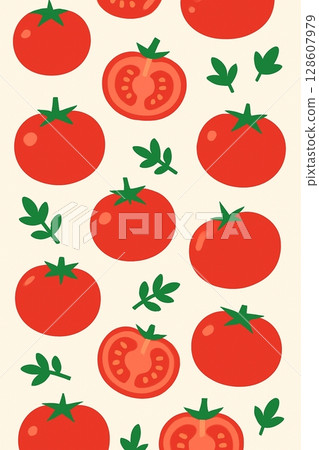 tomato seamless pattern tomato seamless pattern 128607979