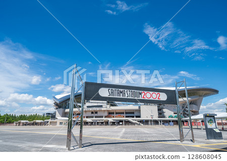 《埼玉縣》埼玉體育場2002年夏季的風景 《埼玉縣》埼玉體育場2002年夏季的風景 128608045