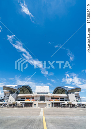 "Saitama Prefecture" Saitama Stadium 2002 scenery in summer 128608049